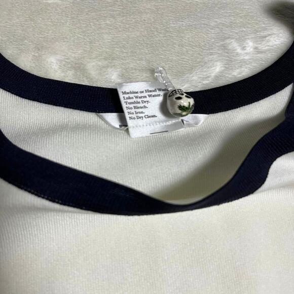 Misook Minimalist Tank Women's L Elegant Black on White Quiet Luxury Great Feel - Picture 4 of 8